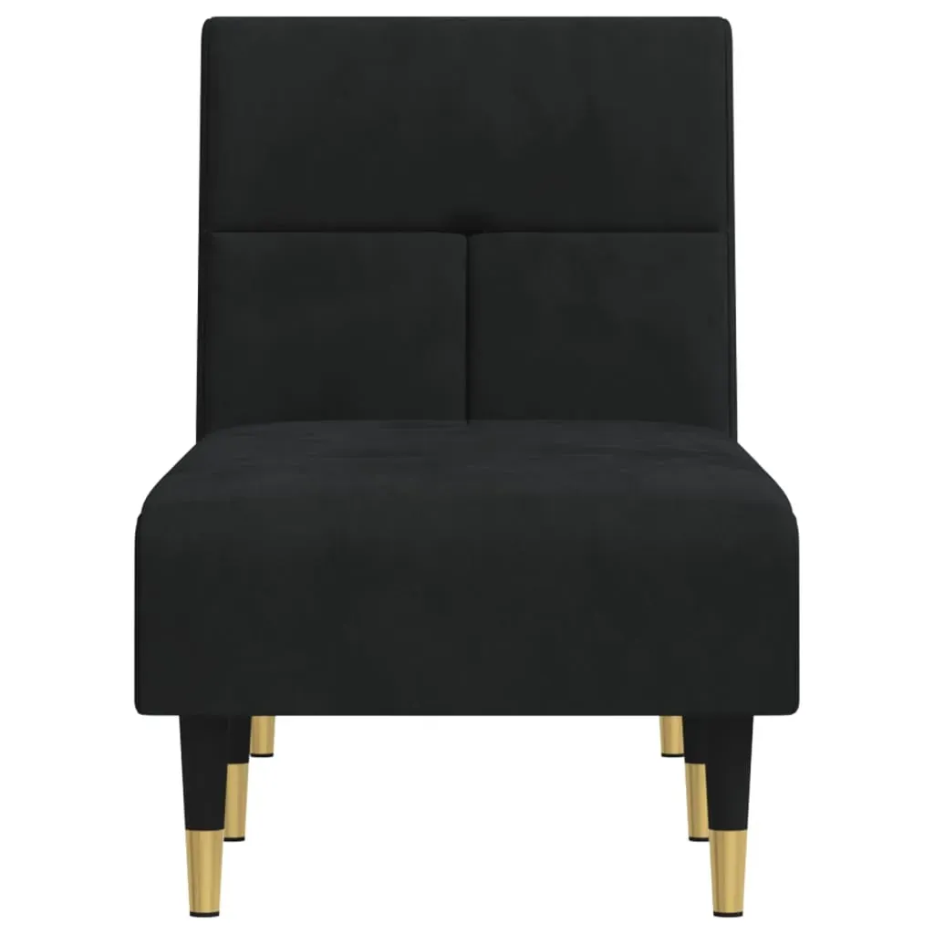Chaise Longue Black Velvet Price