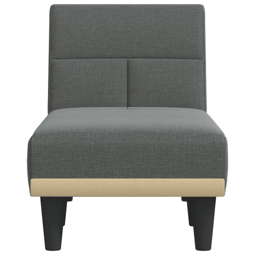 Chaise Longue Dark Grey Fabric Price