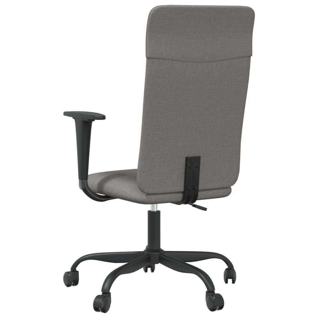 Office Chair Height Adjustable Dark Grey Fabric Price