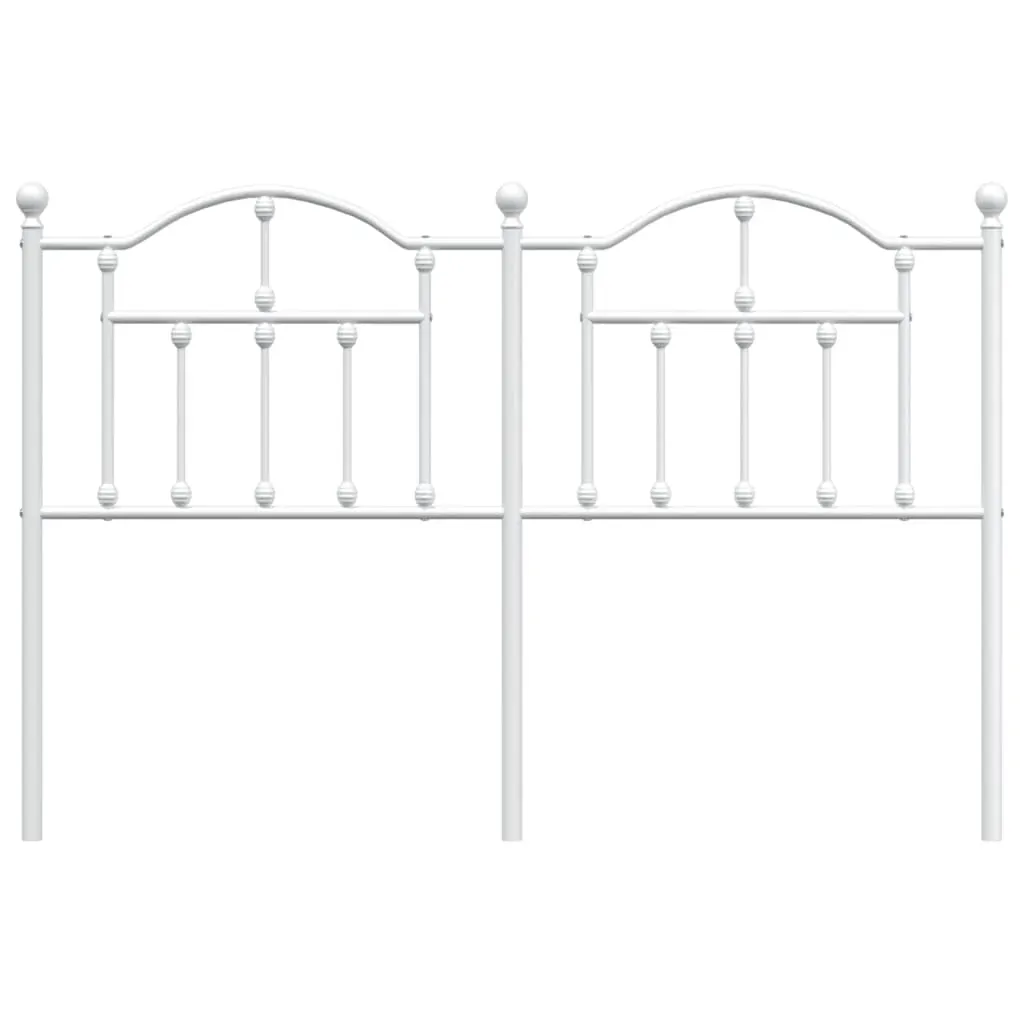 Metal Headboard White 152 cm Queen Price