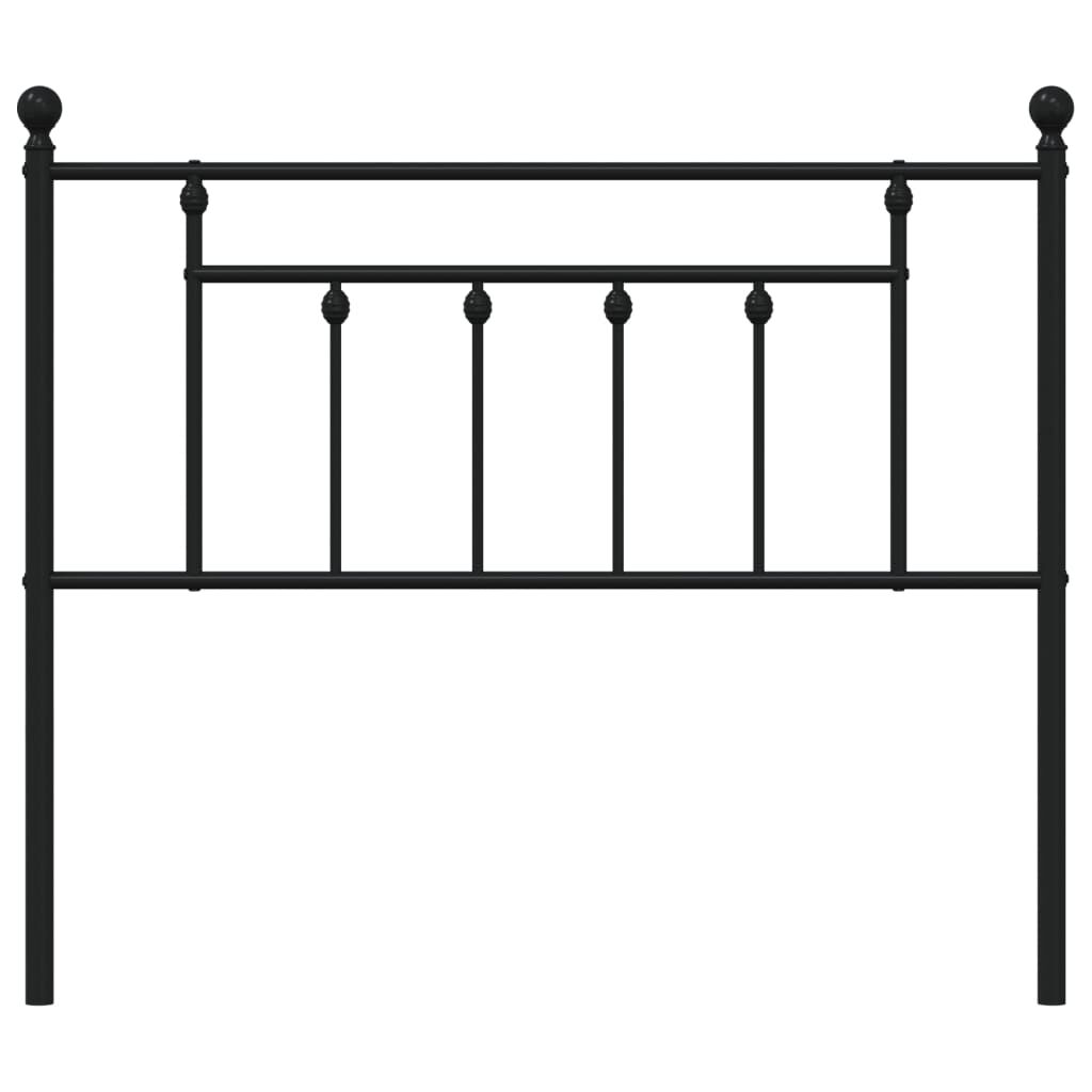 Metal Headboard Black 107 cm King Single Price