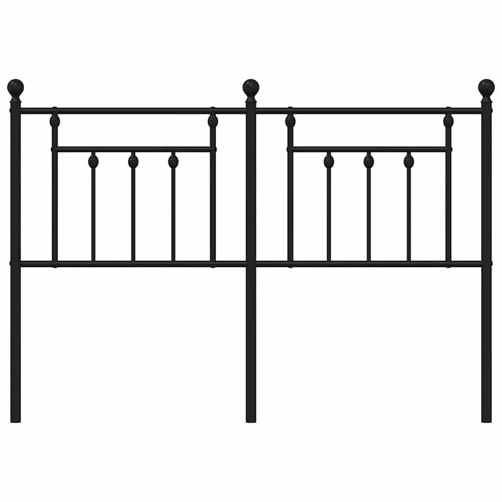 Metal Headboard Black 152 cm Queen Price