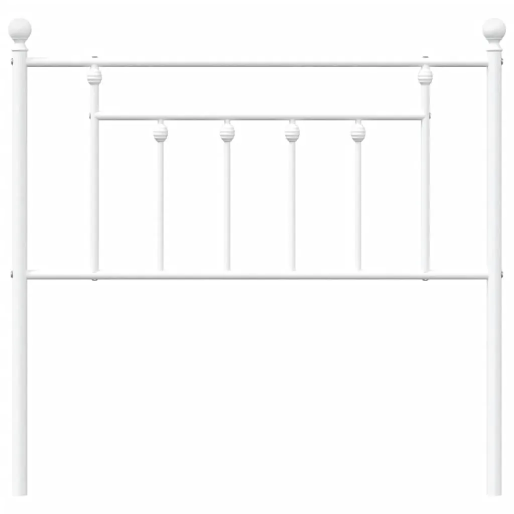 Metal Headboard White 90 cm Price