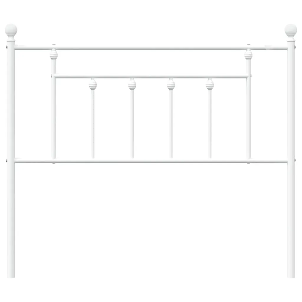 Metal Headboard White 107 cm King Single Price
