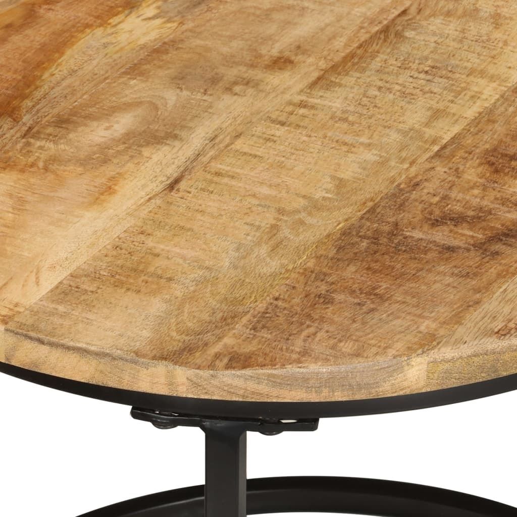 Nesting Tables 3 pcs Solid Rough Wood Mango Price