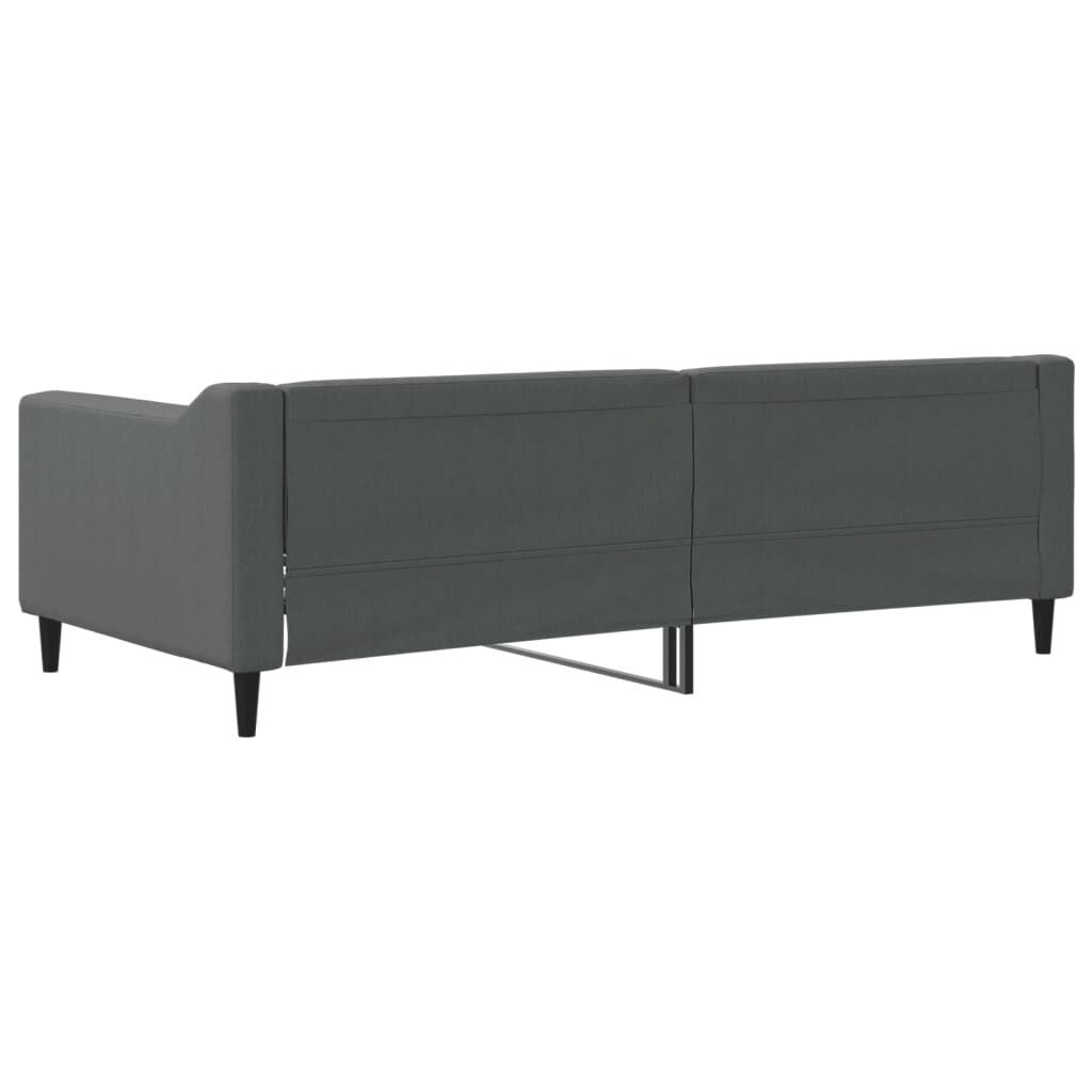 Day Bed Dark Grey 92x187 cm Single Size Fabric Price