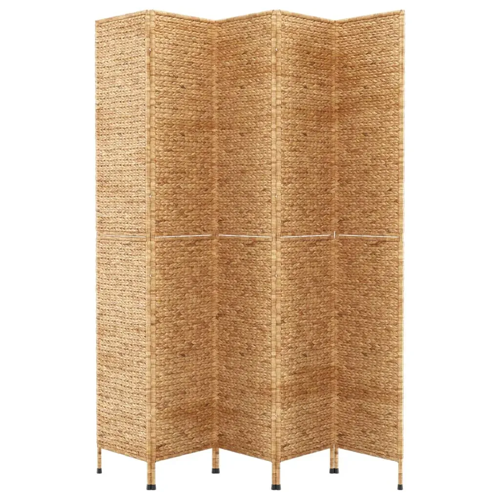 Room Divider 5-Panel 205x180 cm Water Hyacinth Price