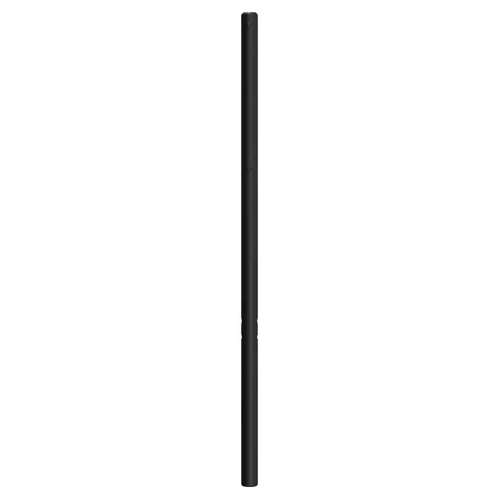 Metal Headboard Black 137 cm Double Price