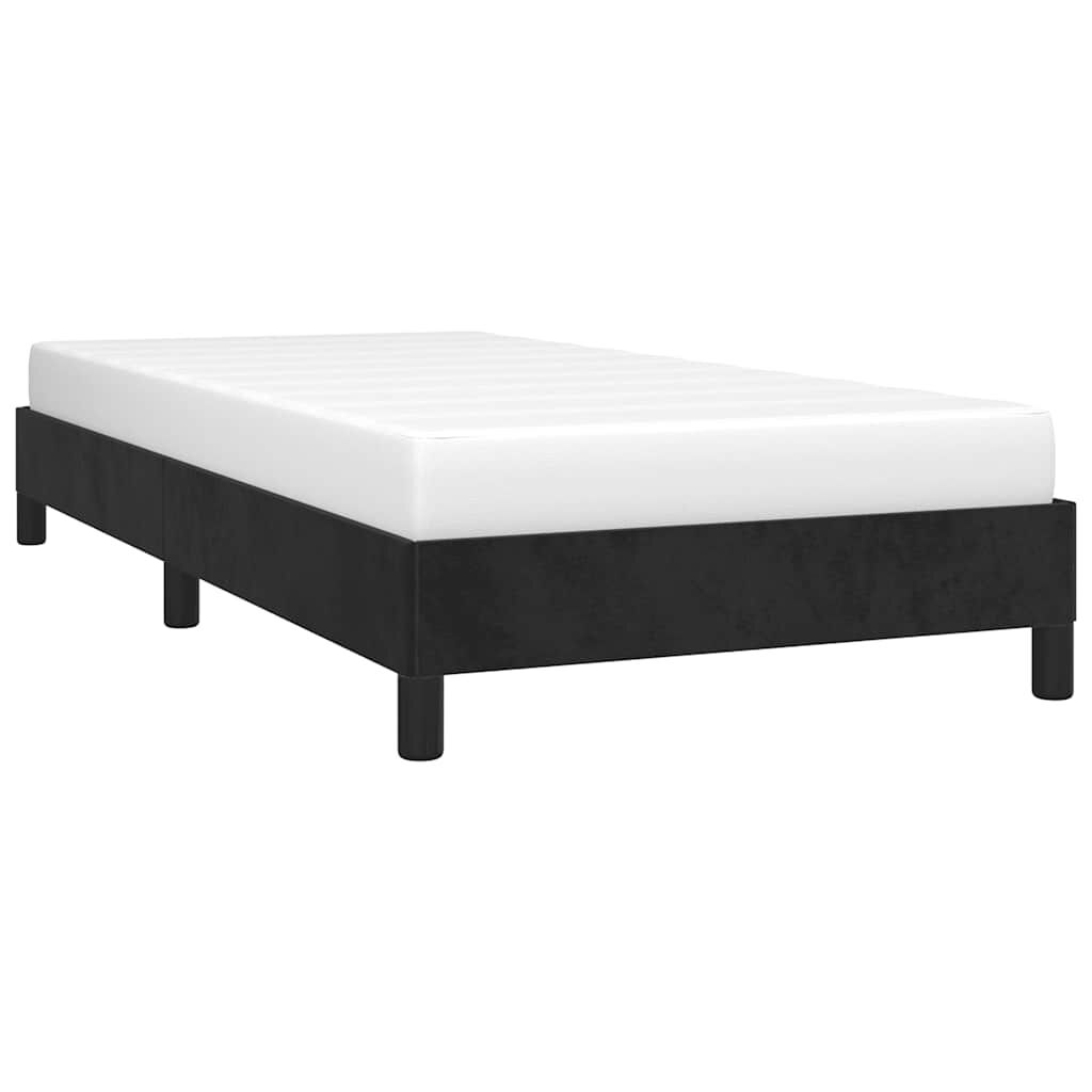 Bed Frame without Mattress Black King Single Velvet Price