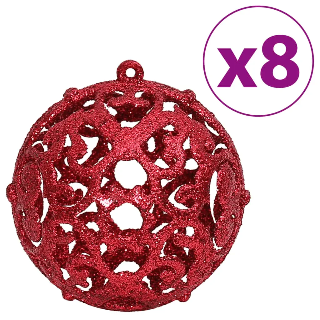 Christmas Baubles 100 pcs Wine Red 3 / 4 / 6 cm Price