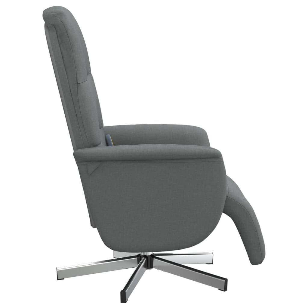 Massage Recliner Chair with Footrest Dark Grey Fabric Price