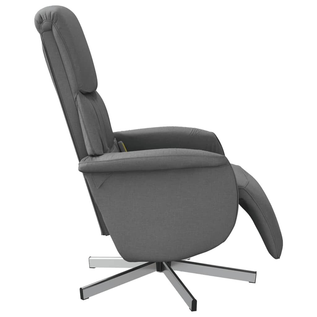 Massage Recliner Chair with Footrest Dark Grey Fabric Price