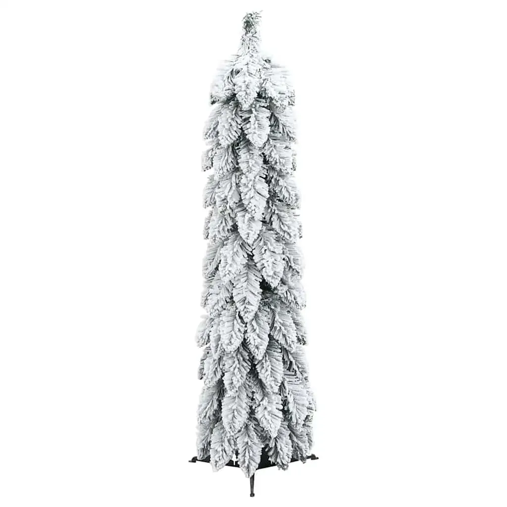 Artificial Pre-lit Christmas Tree with 45 LEDs and Flocked Snow 90 cm Price