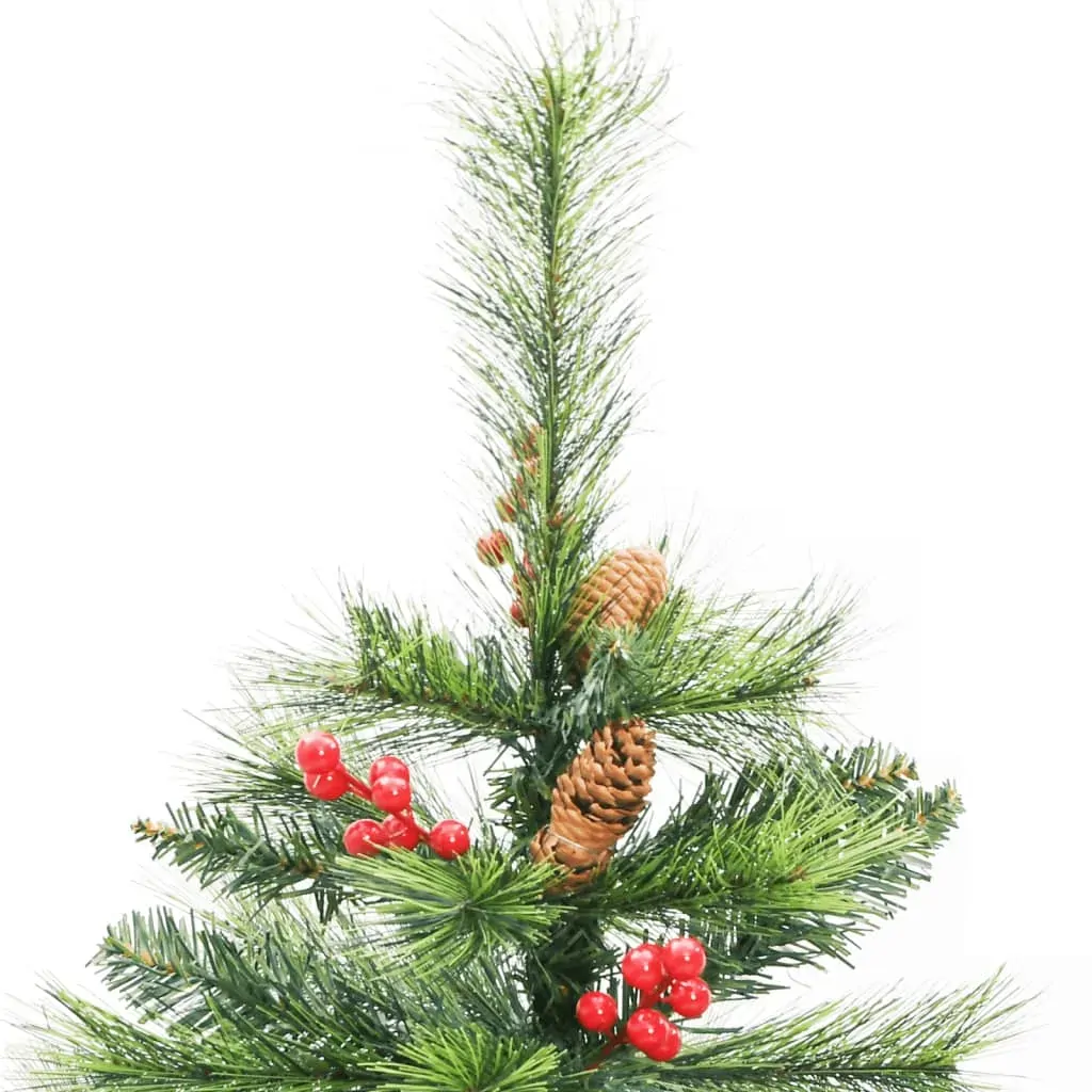 Artificial Hinged Christmas Tree with Cones and Berries 150 cm Price