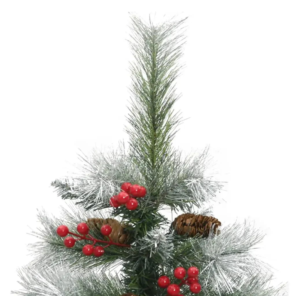 Artificial Hinged Christmas Tree with Cones and Berries 120 cm Price