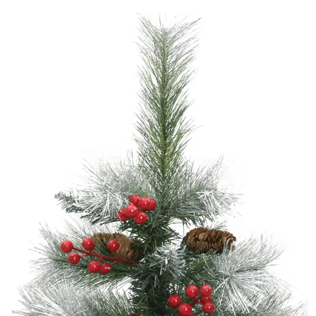 Artificial Hinged Christmas Tree with Cones and Berries 150 cm Price