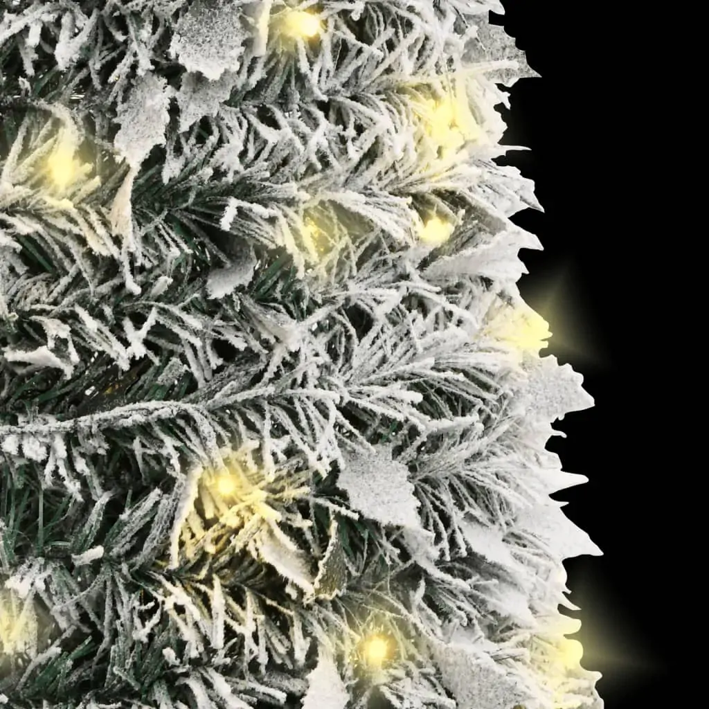 Artificial Christmas Tree Pop-up Flocked Snow 150 LEDs 180 cm Price