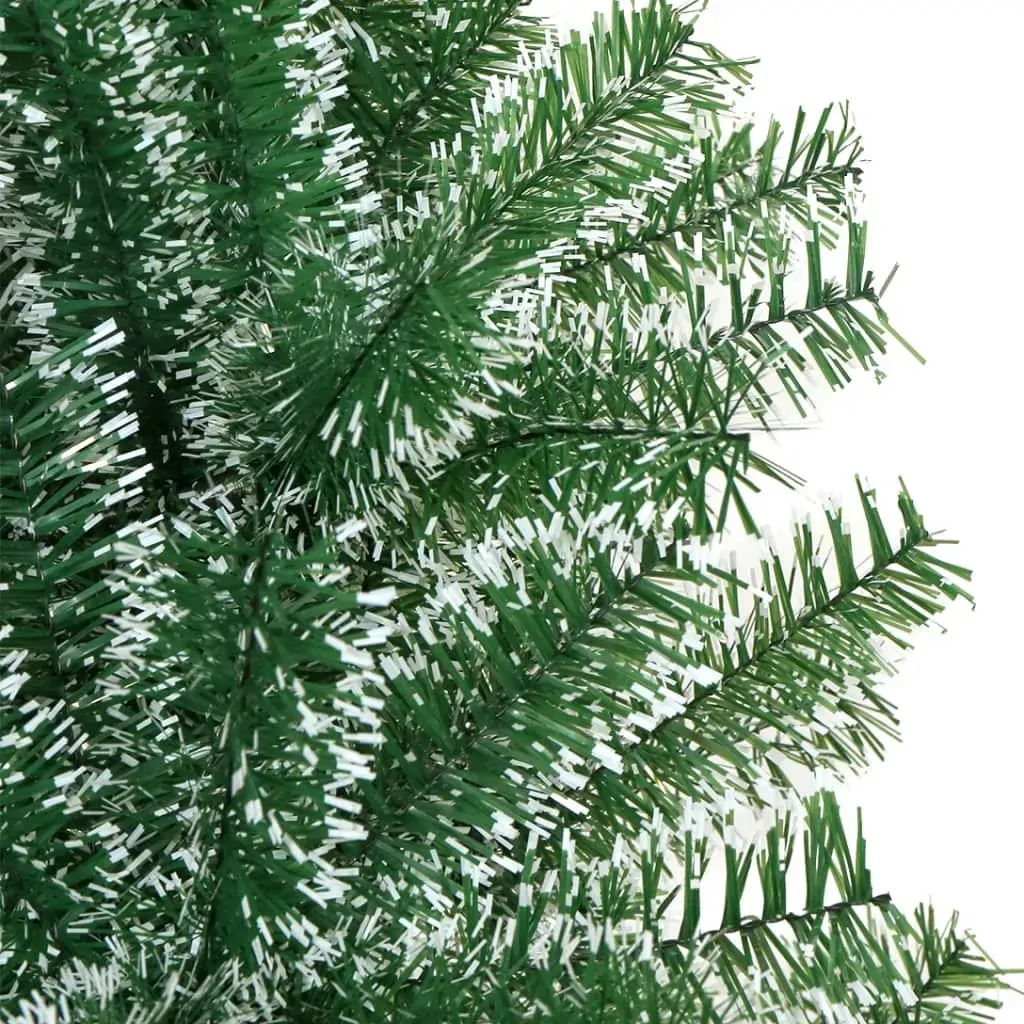 Artificial Christmas Tree with Flocked Snow Green 210 cm Price