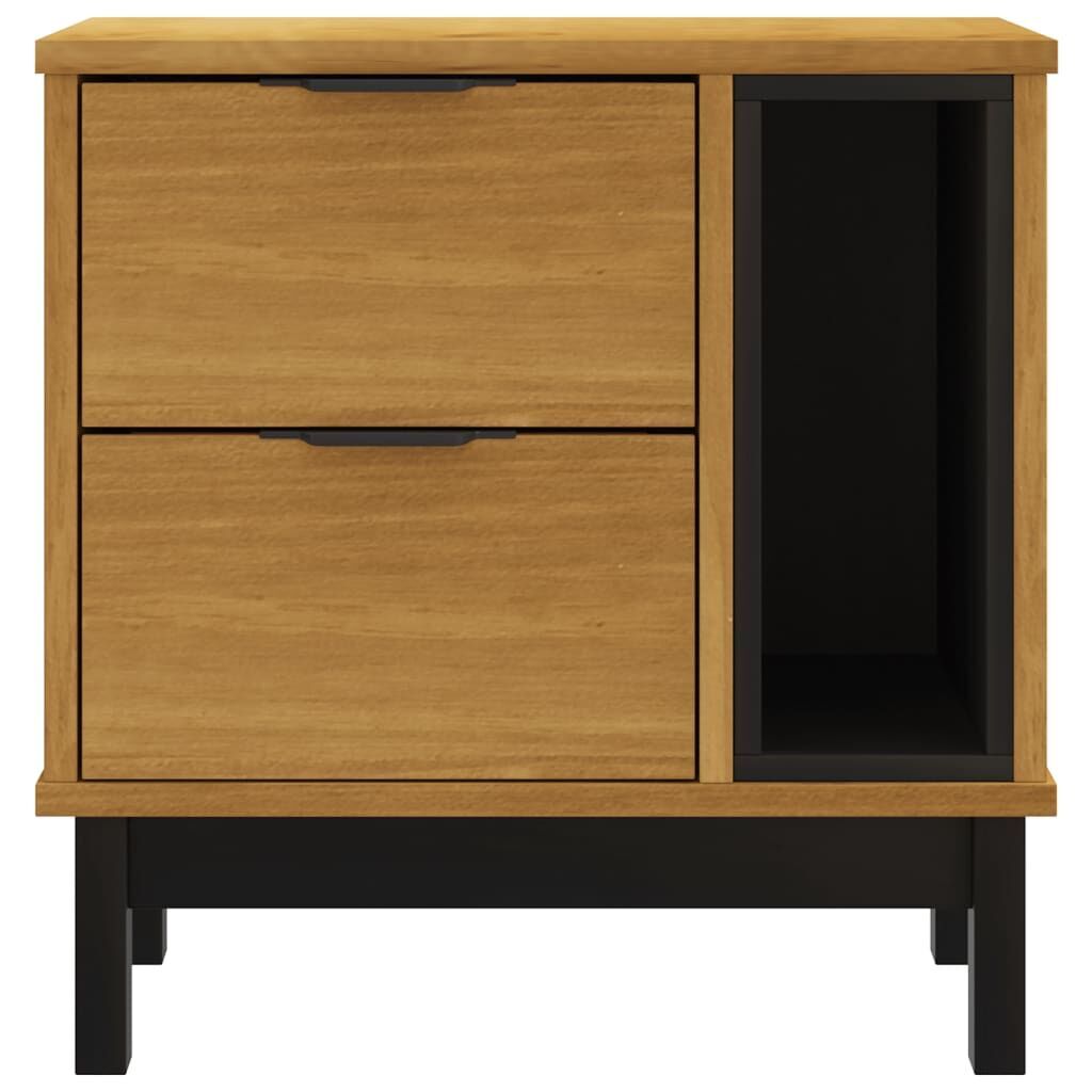 Bedside Cabinet FLAM 49x35x50 cm Solid Wood Pine Price