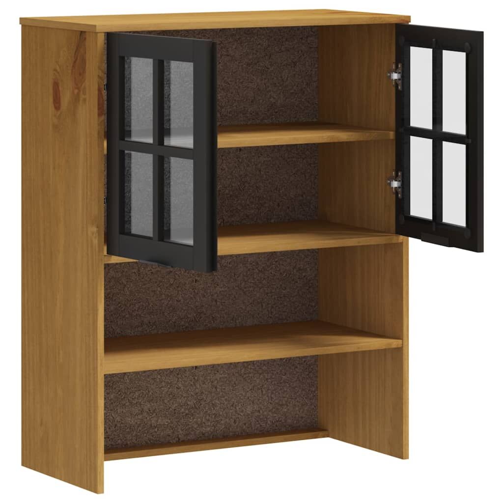 Top for Highboard with Glass Doors FLAM Solid Wood Pine Price