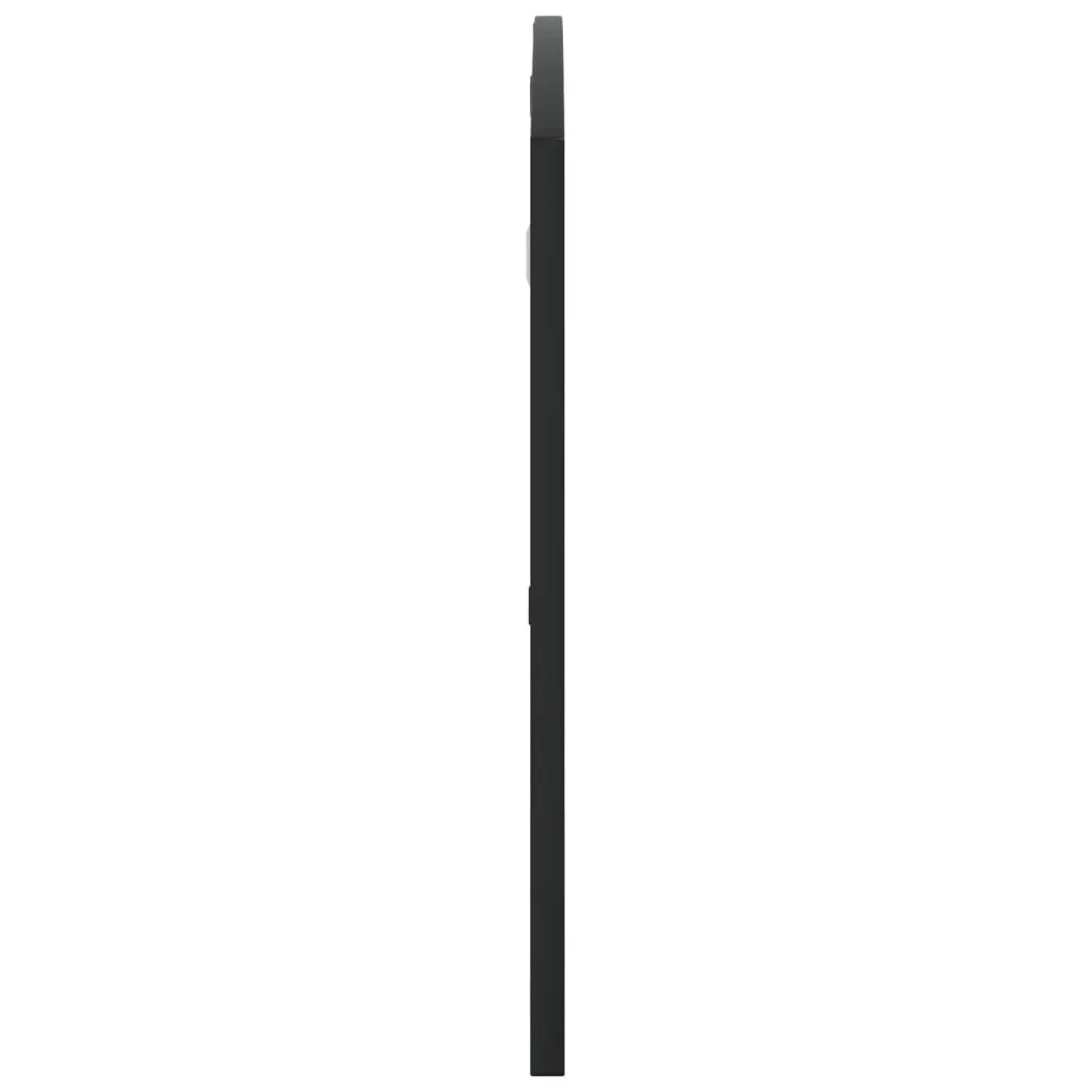 Wall Mirror Black 100x50 cm Arch Iron Price