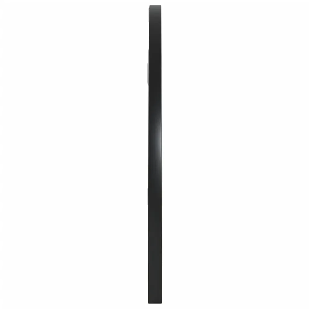 Wall Mirror Black 60x30 cm Arch Iron Price