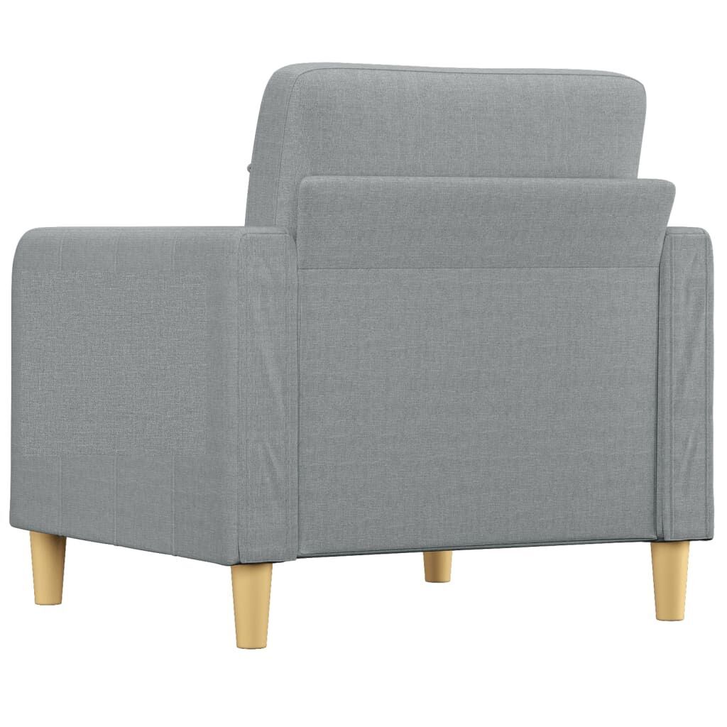 Sofa Chair Light Grey 60 cm Fabric Price