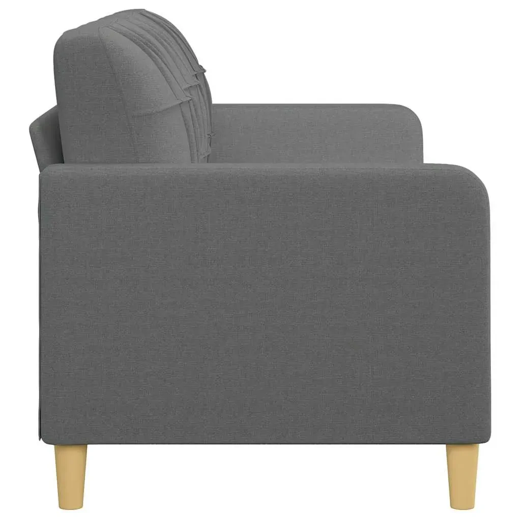 3-Seater Sofa Dark Grey 180 cm Fabric Price