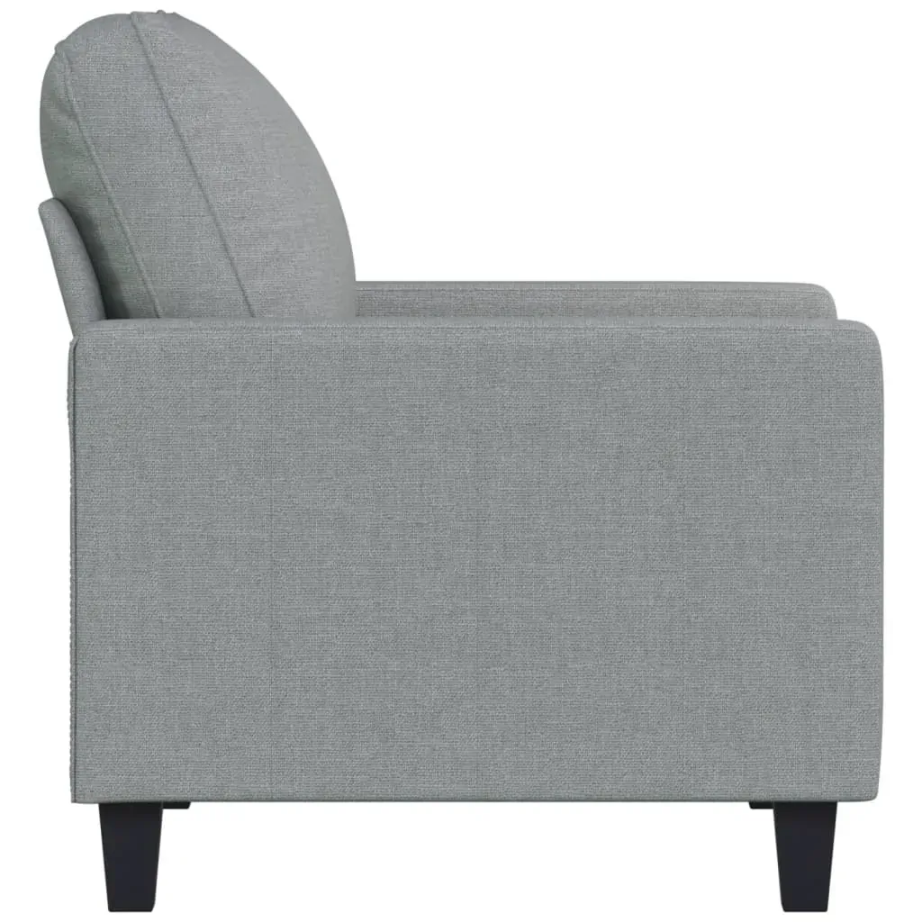 Sofa Chair Light Grey 60 cm Fabric Price