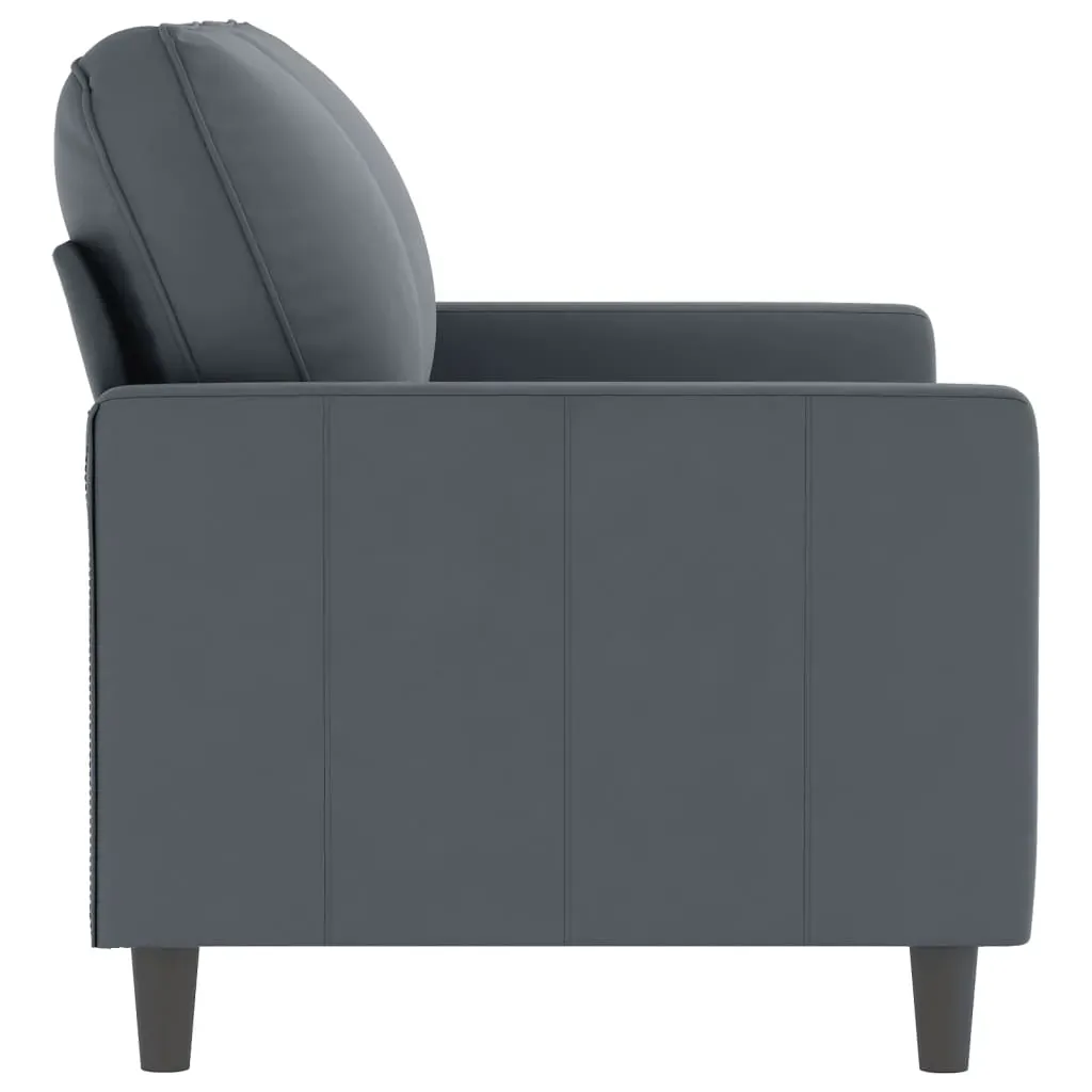 2-Seater Sofa Dark Grey 120 cm Velvet Price