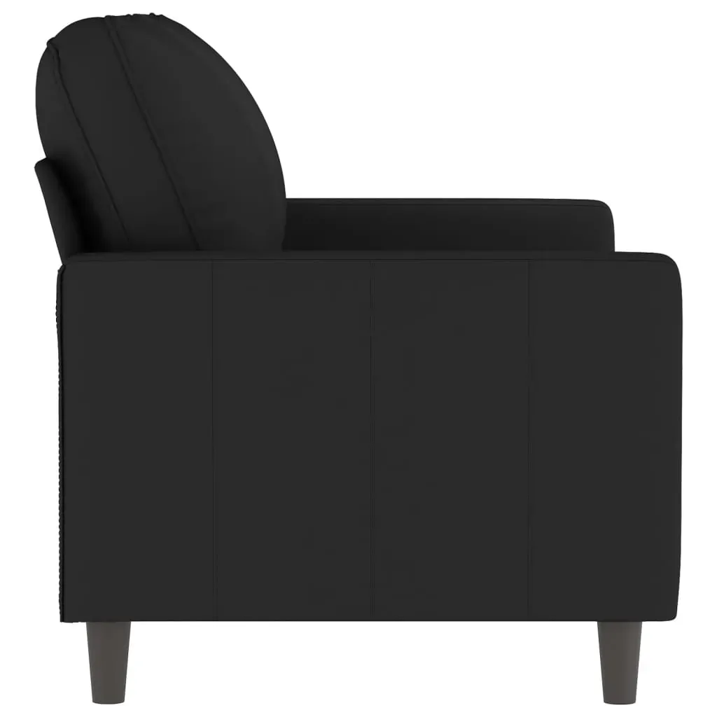 2-Seater Sofa Black 120 cm Velvet Price