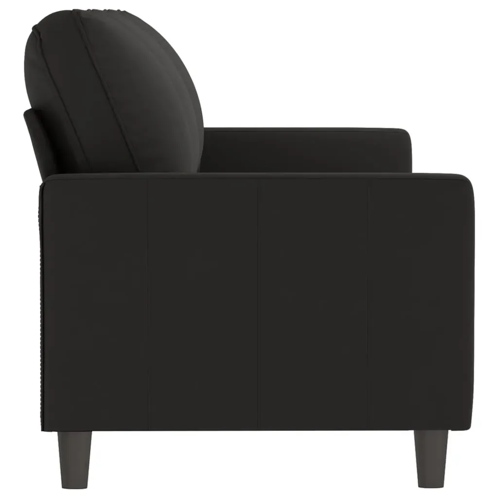3-Seater Sofa Black 180 cm Velvet Price