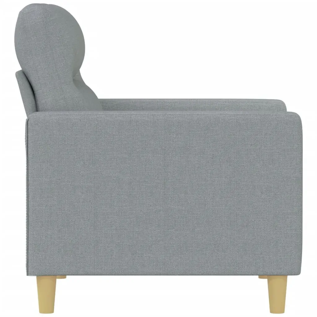 Sofa Chair Light Grey 60 cm Fabric Price