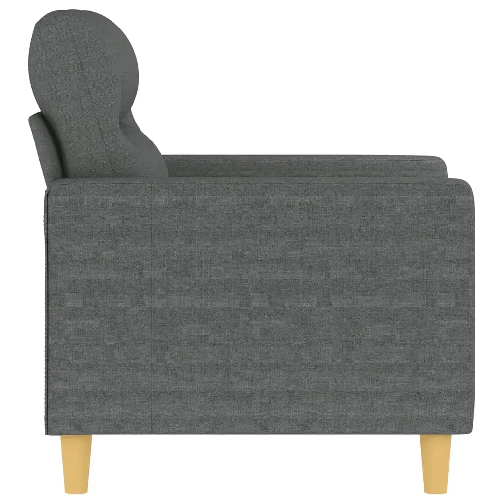 Sofa Chair Dark Grey 60 cm Fabric Price