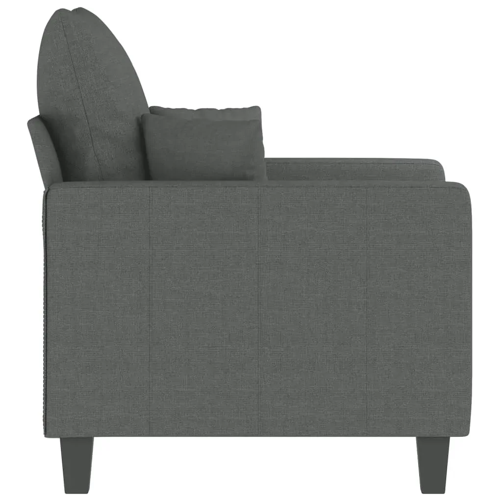 Sofa Chair Dark Grey 60 cm Fabric Price