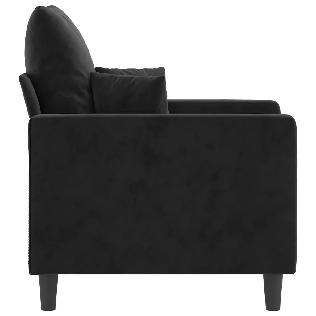 Sofa Chair Black 60 cm Velvet Price