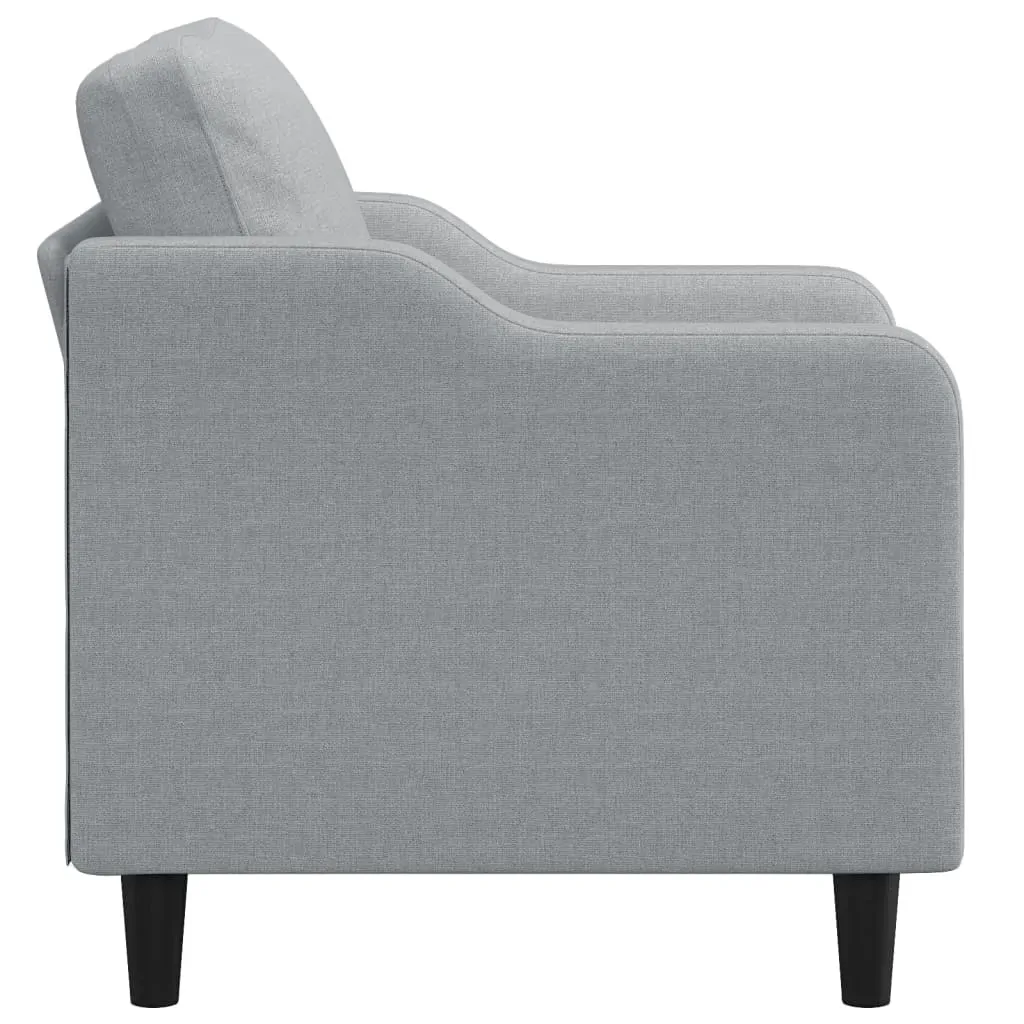 Sofa Chair Light Grey 60 cm Fabric Price