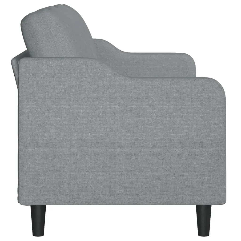 3-Seater Sofa Light Grey 180 cm Fabric Price