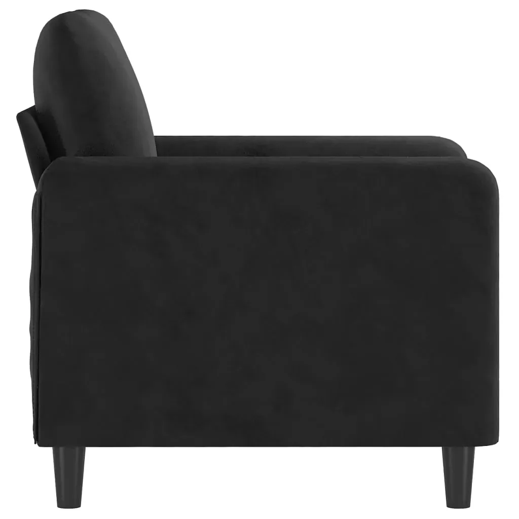 Sofa Chair Black 60 cm Velvet Price
