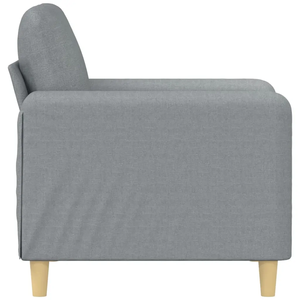 Sofa Chair Light Grey 60 cm Fabric Price