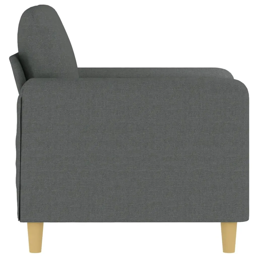 Sofa Chair Dark Grey 60 cm Fabric Price