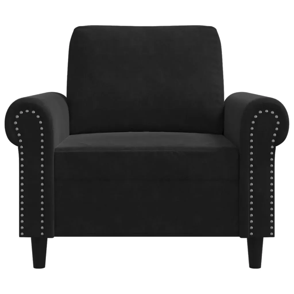Sofa Chair Black 60 cm Velvet Price
