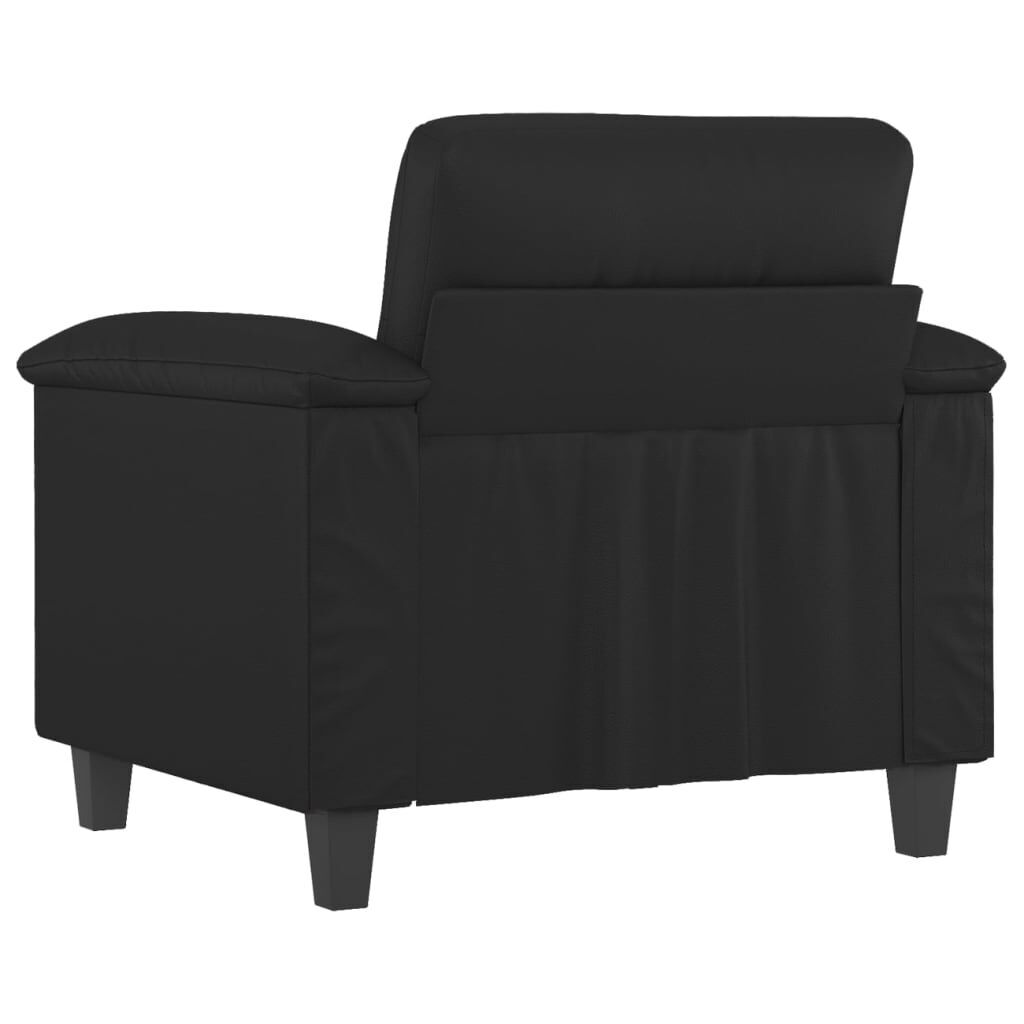 Sofa Chair Black 60 cm Faux Leather Price
