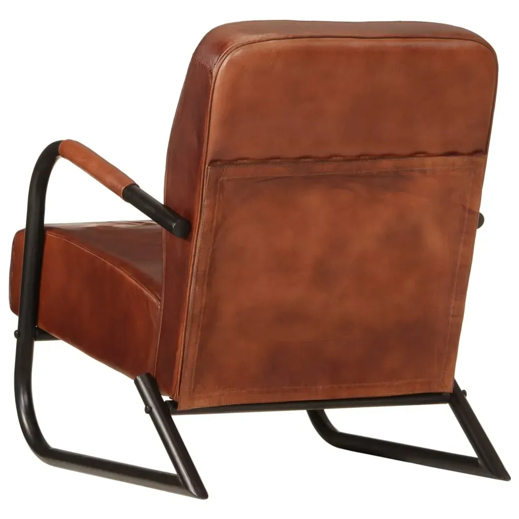 Sofa Chair Brown Real Leather Price