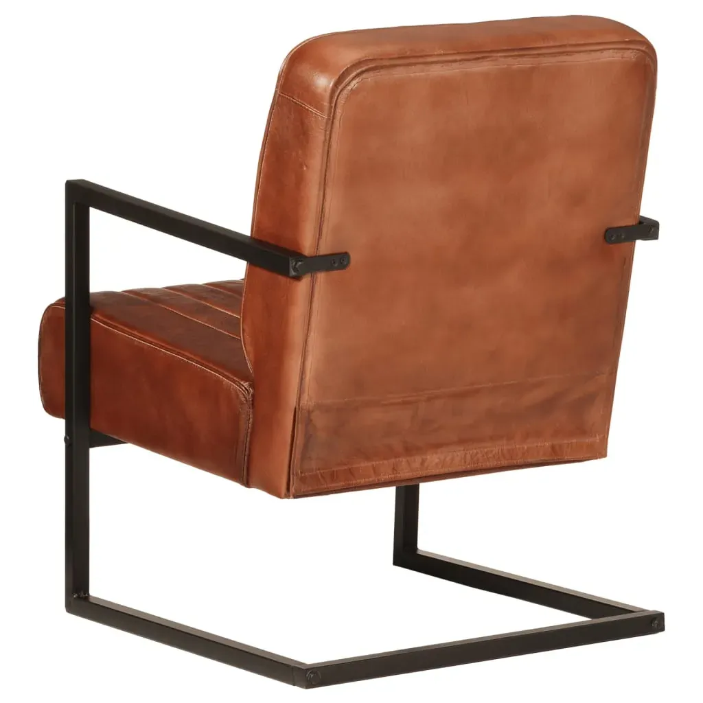 Sofa Chair Brown Real Leather Price