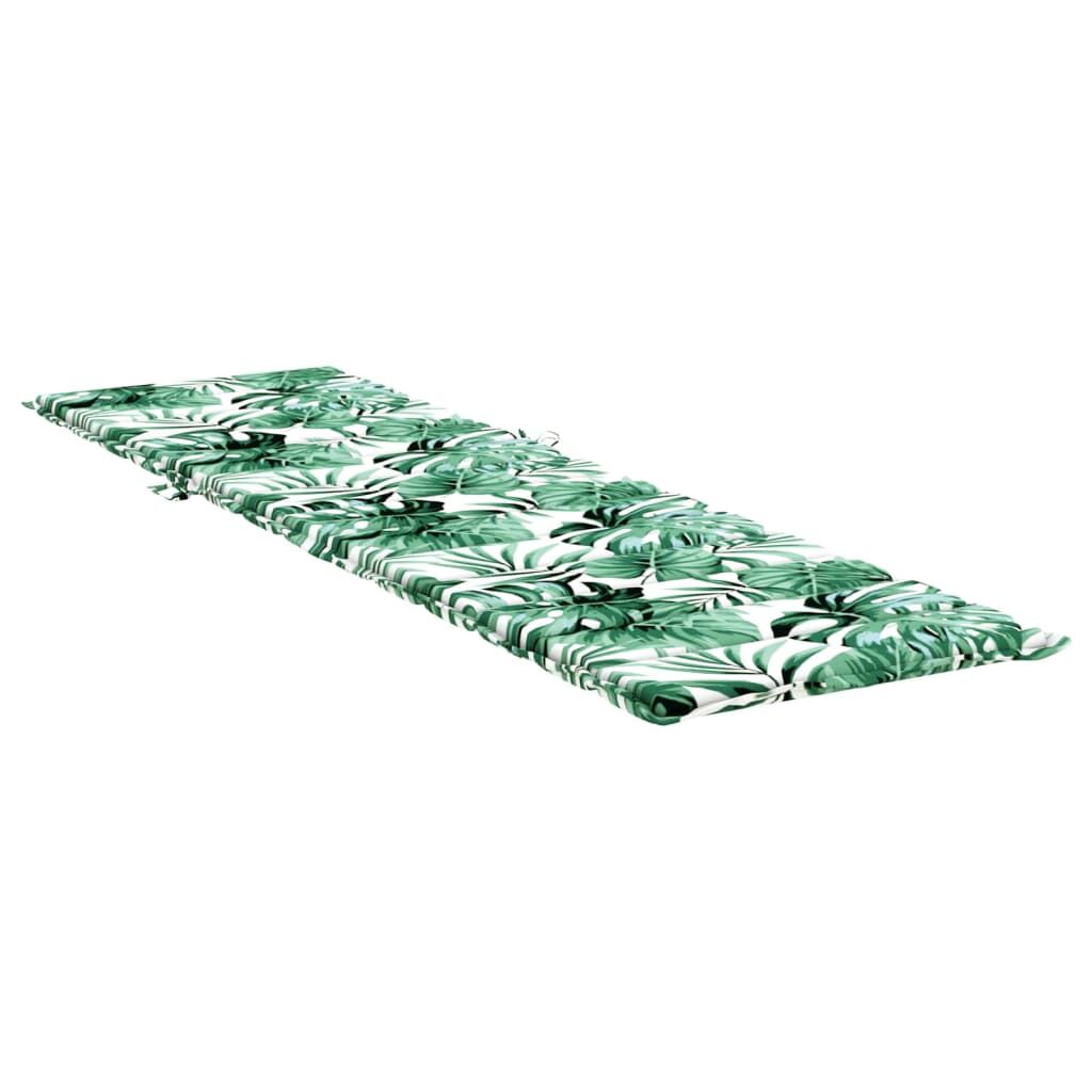 Sun Lounger Cushion Leaf Pattern Oxford Fabric Price