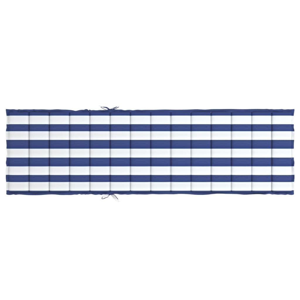 Sun Lounger Cushion Blue&White Stripe Oxford Fabric Price