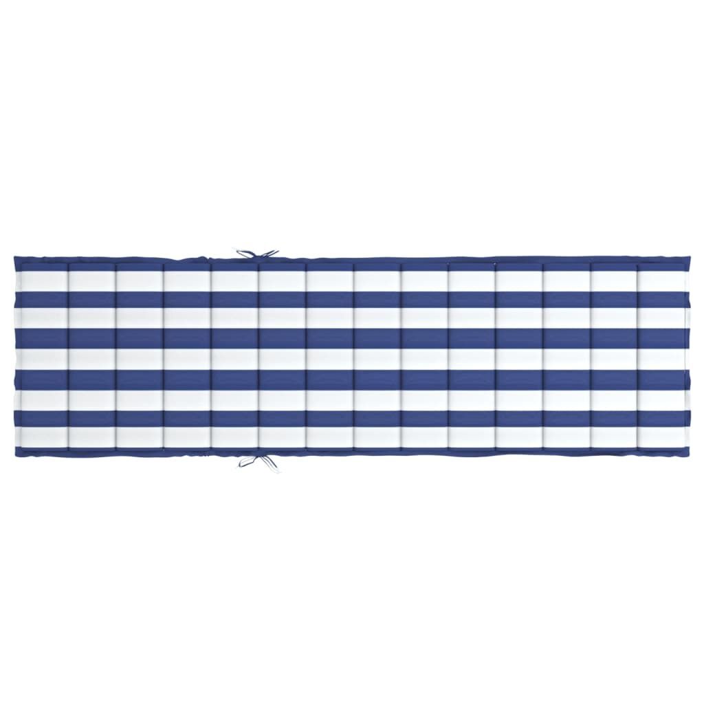 Sun Lounger Cushion Blue&White Stripe Oxford Fabric Price
