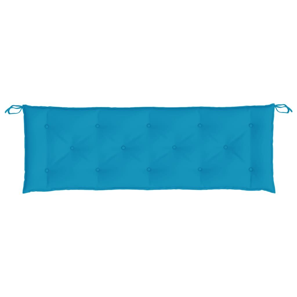 Garden Bench Cushion Light Blue 150x50x7 cm Oxford Fabric Price