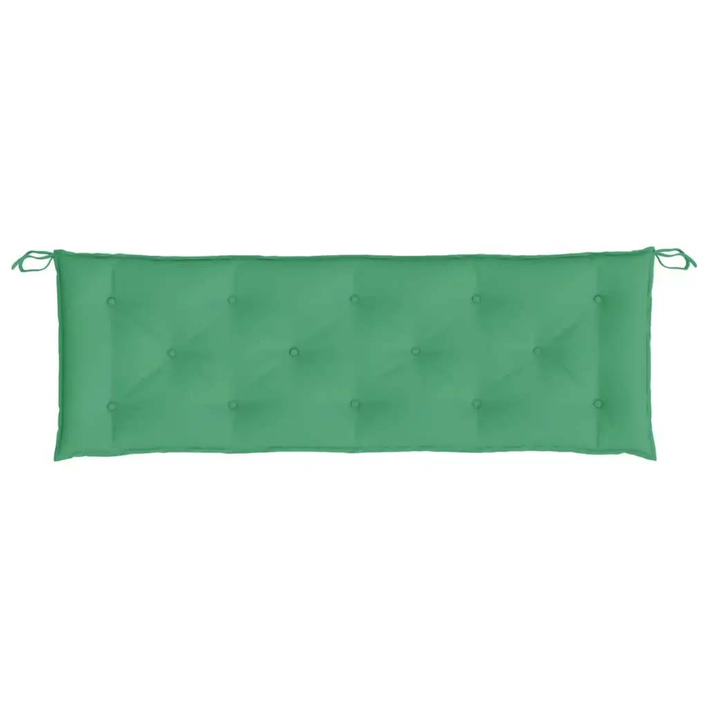 Garden Bench Cushion Green 150x50x7 cm Oxford Fabric Price